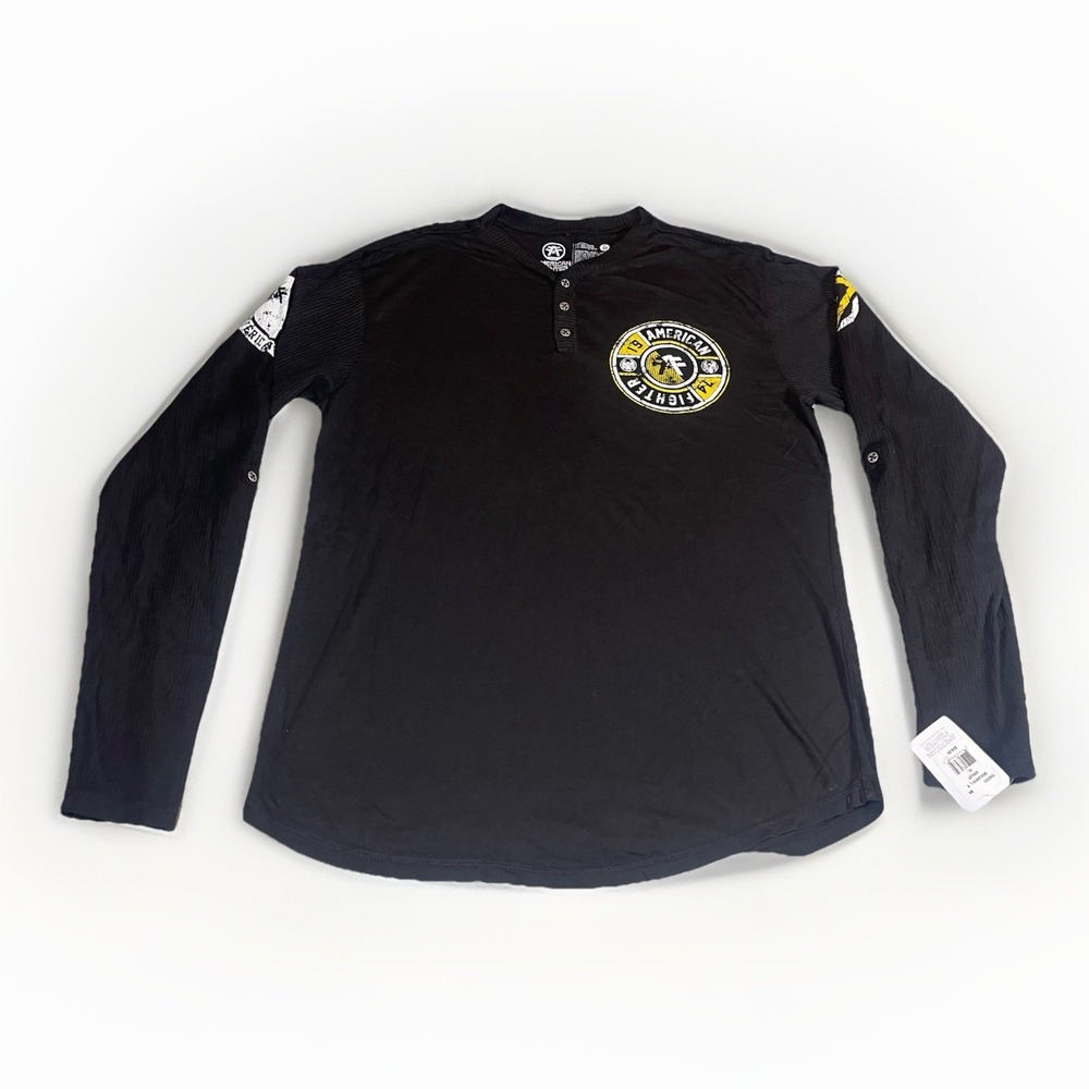 AMERICAN FIGHTER Men's‎ XL THERMAL BENJAMIN Long Sleeve HENELY Athletic Biker